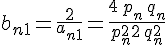 b_{n+1}=\frac{2}{a_{n+1}}=\frac{4\,p_n\,q_n}{p_n^2+2\,q_n^2}